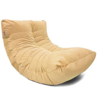 Кресло мешок Кокон Maserrati 05 XL светло-желтого цвета