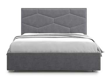 Кровать Premium Milana 4 180х200 серого цвета с подъемным механизмом