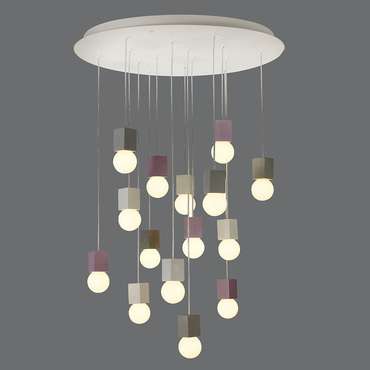 Подвесная люстра Galaxia 7701 (металл, цвет белый)