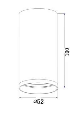 Потолочный светильник Technical C052CL-01BS