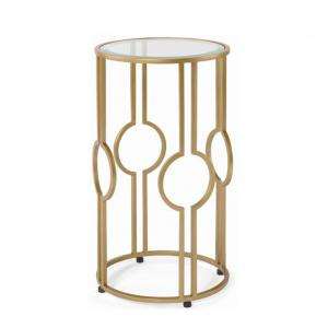 Столик Gramercy Home CLAIRE ACCENT TABLE - GOLD