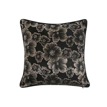 Подушка Home ESPRIT Чёрный Позолоченный 45 x 15 x 45 см