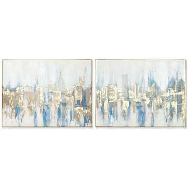 Картина Нью-Йорк Loft 80 x 3,5 x 60 cm (2 штук)