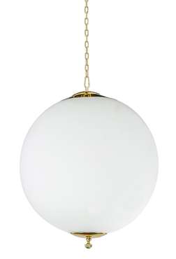 Подвесной светильник Ball с плафоном белого цвета