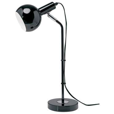 Настольная лампа UML-B702 E14 BLACK (пластик, цвет черный)