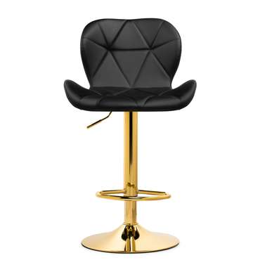 Барный стул Trio черно-золотого цвета
