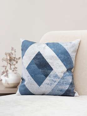 Декоративная подушка Verto синего цвета