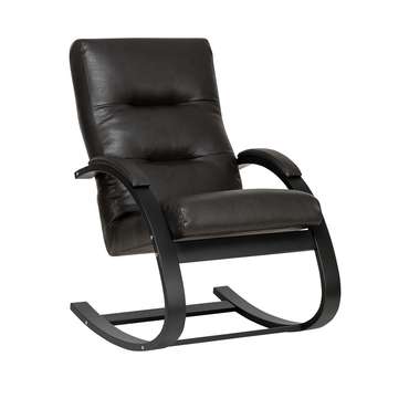 Кресло-качалка Милано черного цвета