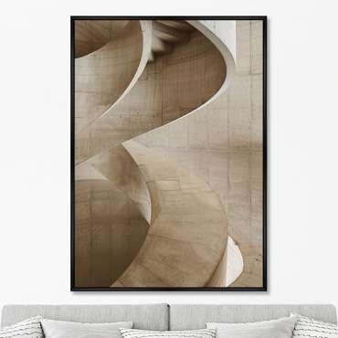 Репродукция картины на холсте Железо в бетоне, No 2, 2025г.