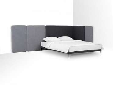 Кровать Licata 160х200 композиция 7 серого цвета