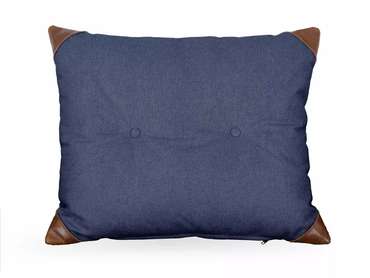 Подушка Chesterfield 60х60 темно-синего цвета
