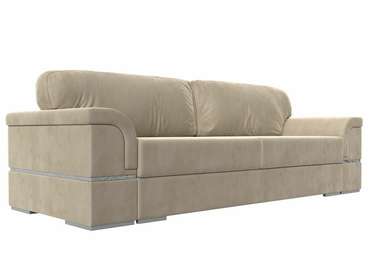 Прямой диван-кровать Порту бежевого цвета