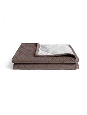 Покрывало Lana Monaco 150x210 темно-коричневого цвета