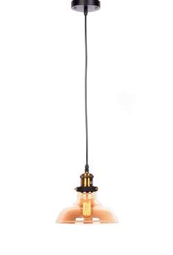 Подвесной светильник Gabi с плафоном янтарного цвета
