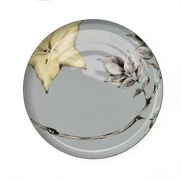 Тарелка Plate 2 серо-голубого цвета