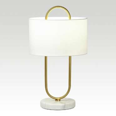 Настольная лампа Hendry LSP-0664 (ткань, цвет белый)