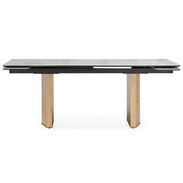 Обеденный стол Монерон 100х200 бежевого цвета