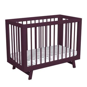 Кроватка для новорожденного Lilla Aria 60х120 фиолетового цвета