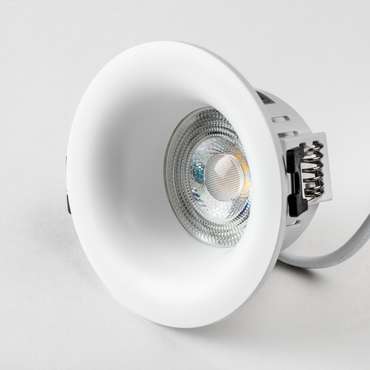 Рамка (светильник) PVC д/LED-модулей 941хх и LED-ламп D50мм LEVIGO ROUND БЕЛЫЙ