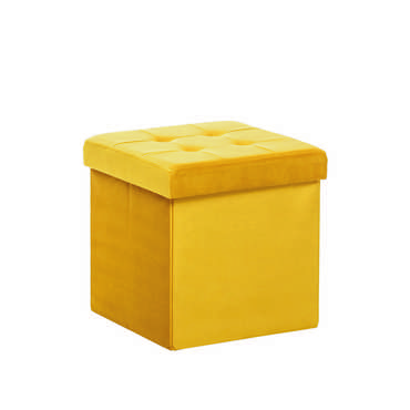 Пуф желтого цвета с крышкой IMR-1641828