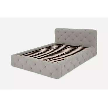 Кровать Sloan 200х200 серого цвета