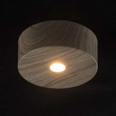 Потолочный светодиодный светильник Иланг цвета темного дерева