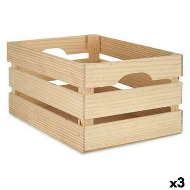 Набор декоративных ящичков древесина сосны 26 x 18,3 x 36 cm (3 штук)