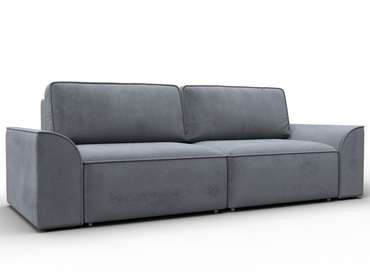 Диван-кровать Лига-048 серого цвета