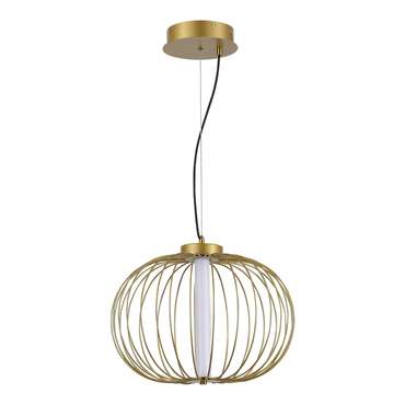 Светильник подвесной ST-Luce Золотистый/Золотистый LED 1*10W 3000K SLICE