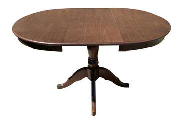 Стол обеденный раздвижной коричневого цвета