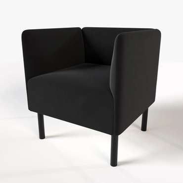 Кресло Монреаль черного цвета