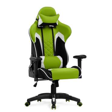 Компьютерное кресло Prime черно-зеленого цвета
