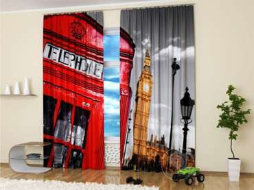 Шторы с фотопечатью: Связь с Лондоном