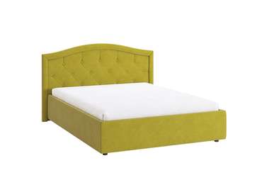 Кровать Верона 2 140х200 желто-зеленого цвета без подъемного механизма