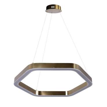 Подвесная люстра Titanium 60 золотого цвета