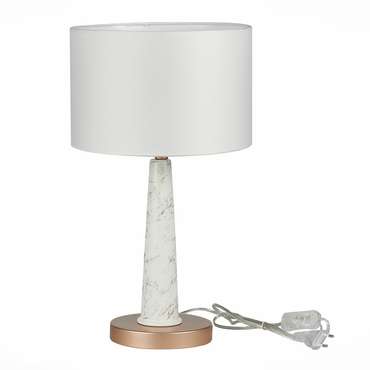  Настольная лампа Vellino белого цвета