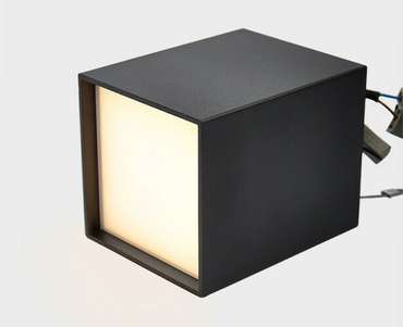 Накладной светильник DL 3028 black 3000K (металл, цвет черный)
