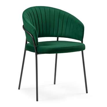 Обеденный стул Лео зеленого цвета