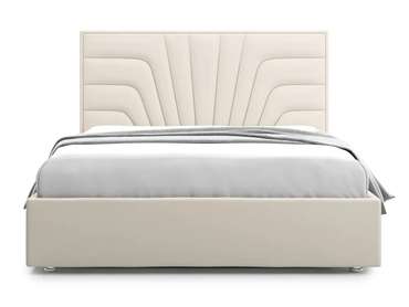 Кровать Premium Milana 140х200 светло-бежевого цвета с подъемным механизмом