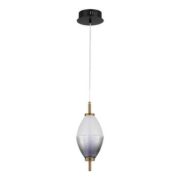 Светильник подвесной ST-Luce Черный/Белый, Дымчатый LED 1*8W 3000K ICE