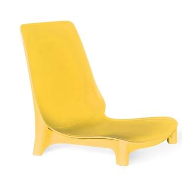 Обеденная группа из стола и четырех стульев желтого цвета