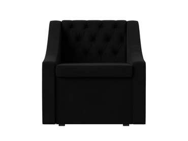 Кресло Мерлин черного цвета с ящиком