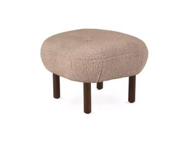 Пуф Lounge Wood бежево-коричневого цвета