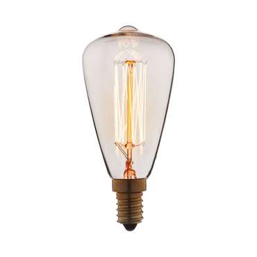Ретро лампа накаливания E14 40W 220V 4840-F конусной формы