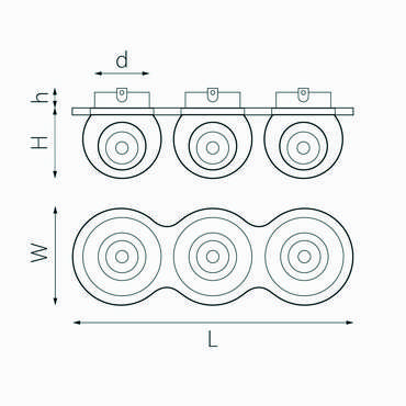 Светильник INTERO LED 9W*3 850LM*3 24G ЧЕРНЫЙ 4000K (217637+217074+217064+217074)