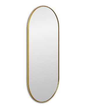 Настенное зеркало Kapsel S в раме золотого цвета
