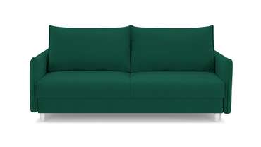 Прямой диван-кровать Портленд Лайт изумрудного цвета