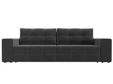 Прямой диван-кровать Перри серого цвета