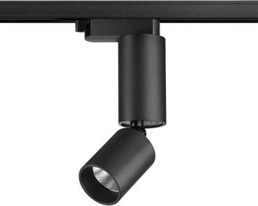 Светильник трековый однофазный трехжильный Novotech Tubo 359319 черный LED 5W 220V 3000K 600Лм
