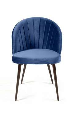 Обеденный стул Mont Blanc синего цвета